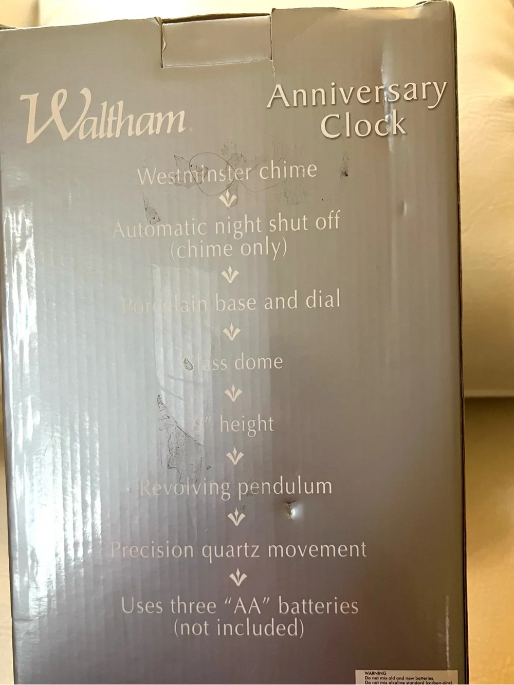 Anniversary Clock! Waltham Angels!